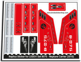 Replacement Sticker for Set 8075 - Neptune Carrier