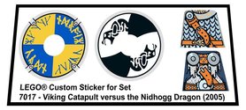 Replacement Sticker for Set 7017 - Viking Catapult versus the Nidhogg Dragon