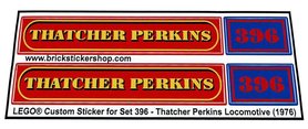 Replacement Sticker for Set 396 - Thatcher Perkins Locomotive