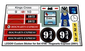 Replacement Sticker for Set 4708 - Hogwarts Express