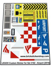 Replacement Sticker for Set 3182 - Airport