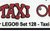 Replacement Sticker for Set 128 - Taxi Station