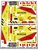 Precut Custom Replacement Stickers for Lego Set 9396 - Helicopter (2012)