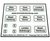Replacement Sticker for Set 131 - Passenger Rail Car