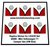 Replacement Sticker for Set 40079 - Mini Volkswagen T1 Camper Bus (VW Bus - Red Version))