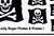 Custom Replacement Sticker voor Pirates & Pirates I Jolly Roger Vlaggen