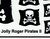 Custom Sticker - Pirates II Jolly Roger Flags