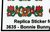 Replacement sticker Lego  3635 - Bonnie Bunny's Camper