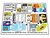 Precut Custom Replacement Stickers for Lego Set 71016 - The Kwik-E-Mart (2015)