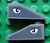 Custom Transparante Stickers voor LEGO® Slope 33 3x1 with Eyes