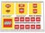Precut Custom Replacement Stickers for LEGO Store Leicester Square Rebrickable MOC-54534