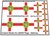 Custom Stickers for LEGO Flags - Flag of Alderney