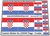 Custom Stickers for LEGO Flags - Flag of Croatia