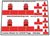 Custom Sticker - Flags - Flag of Gibraltar