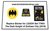 Replacement sticker Lego  77903 - The Dark Knight of Gotham City - San Diego Comic-Con 2019 Exclusive