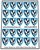 Lego Custom Stickers for Black Falcon (Blue) Shields