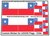 Precut Custom Stickers for LEGO Flags - Flag of Chile