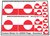 Precut Custom Stickers for LEGO Flags - Flag of Greenland