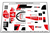 Precut Custom Stickers for LEGO Rebrickable MOC 75409 -Toyota GR010