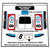 Alternative Sticker for Set 75895 - 1974 Porsche 911 Turbo (Martini Racing Version)