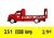 Replacement sticker fits LEGO 251 - 1:87 Esso Bedford Truck