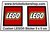 Large LEGO Logo Stickers 5cm x 5cm