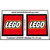 Large LEGO LOGO Sticker 6 cm x 6 cm