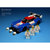 Custom Sticker - Rebrickable MOC 74360 - Nissan GT-R LM Nismo LMP1 (Blue Version)