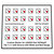 Custom Stickers for Lego Round Tile 1 x 1 with Groove with White and Red Gauge