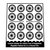 Custom Stickers fits LEGO Part 4150pb002b - Republic Pattern for 2 x 2 Round Tile