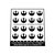 Custom Stickers fits LEGO Part 14769pb261 - Black Rebel Logo for 2 x 2 Round Tile