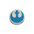 Stickers for Part 14769pb261 - Blue Rebel Logo for 2 x 2 Round Tile