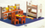 Replacement sticker Lego 262 - Complete Children's Room Set
