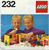 Replacement sticker fits LEGO 232 - Bungalow