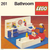 Replacement sticker fits LEGO 261-2 - Bathroom