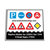Replacement sticker fits LEGO 1241 - 8 Road Signs