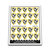 Custom Sticker - Black Falcon Triangular Shields (Yellow)