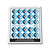 Custom Sticker - Black Falcon Round Shields (2x2) (Blue)