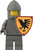 Custom Sticker - Castle Knight - Black Raven Triangular Shields