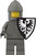 Custom Sticker - Black Falcon Triangular Shields