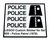 Replacement Sticker for Set 600 - Police Patrol