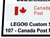 Replacement Sticker for Set 107 - Canada Post Mail Truck