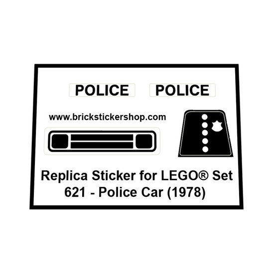 LEGO Sticker High Quality Replacement