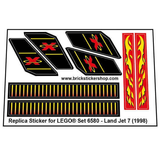 LEGO Sticker High Quality Replacement