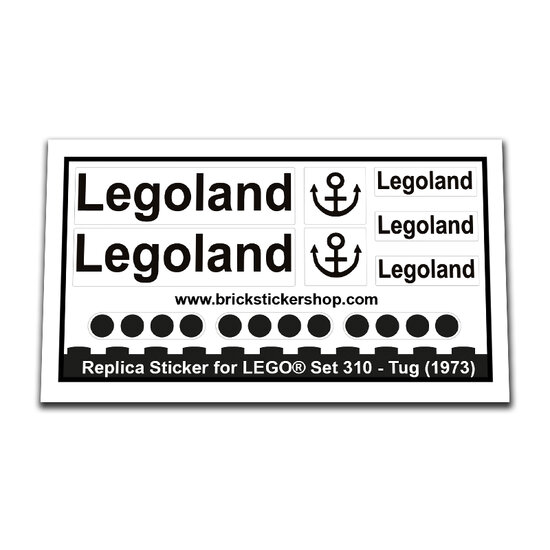 LEGO Sticker High Quality Replacement