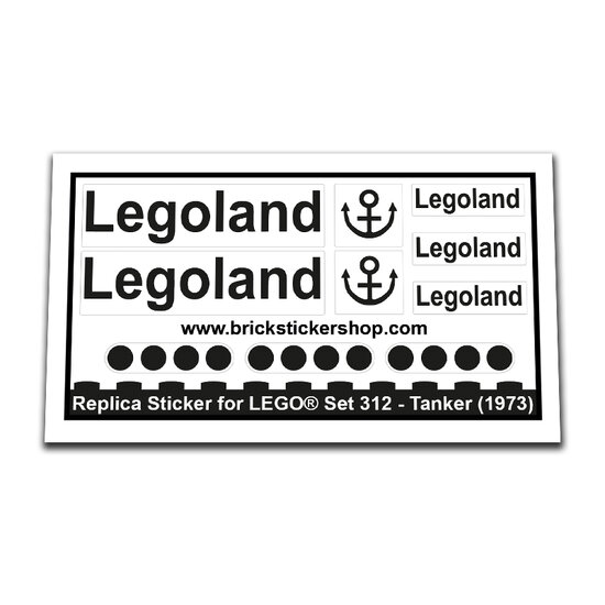 LEGO Sticker High Quality Replacement