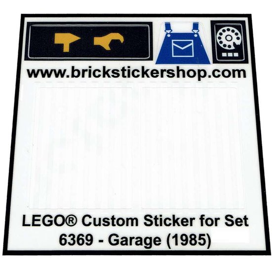 LEGO Sticker High Quality Replacement