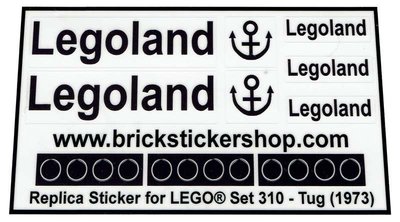 Lego Set 310 - Tug (1973)