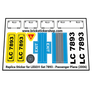 Lego Set 7893 - Passenger Plane (2006)