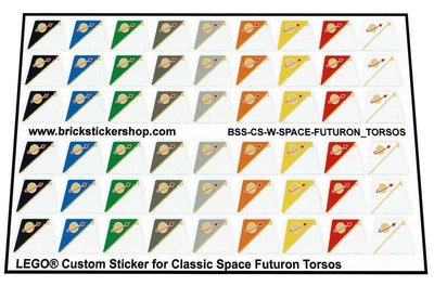 lego classic space stickers